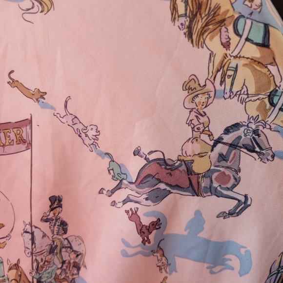 Vintage HERMÈS Cirque Molier silk scarf - Picture 4 of 11